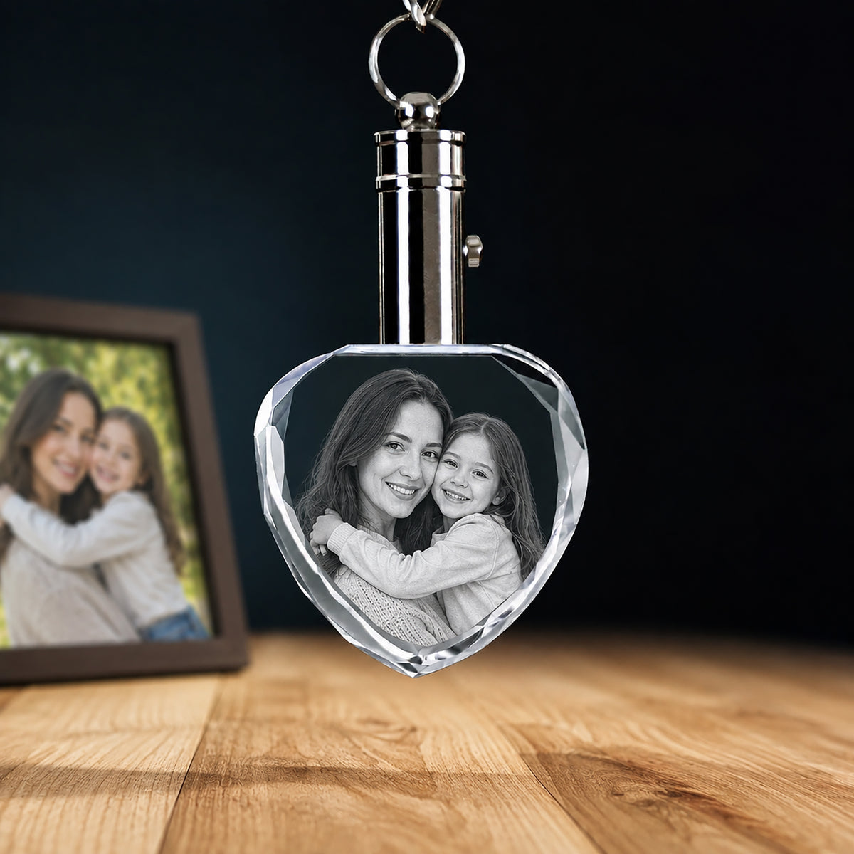 Crystal Keychain Heart