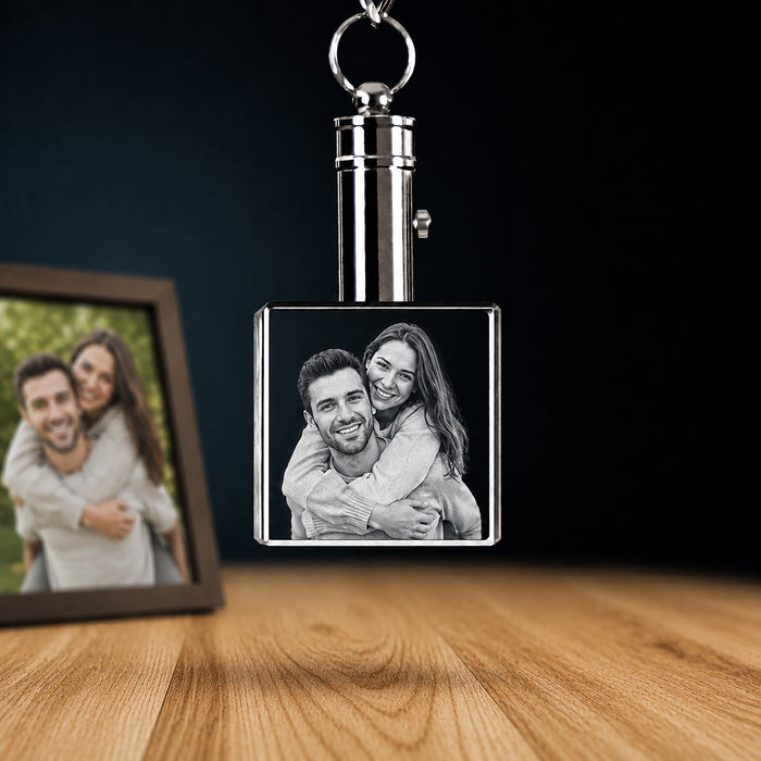 Crystal Keychain Square