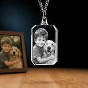 Crystal Necklace Rectangle