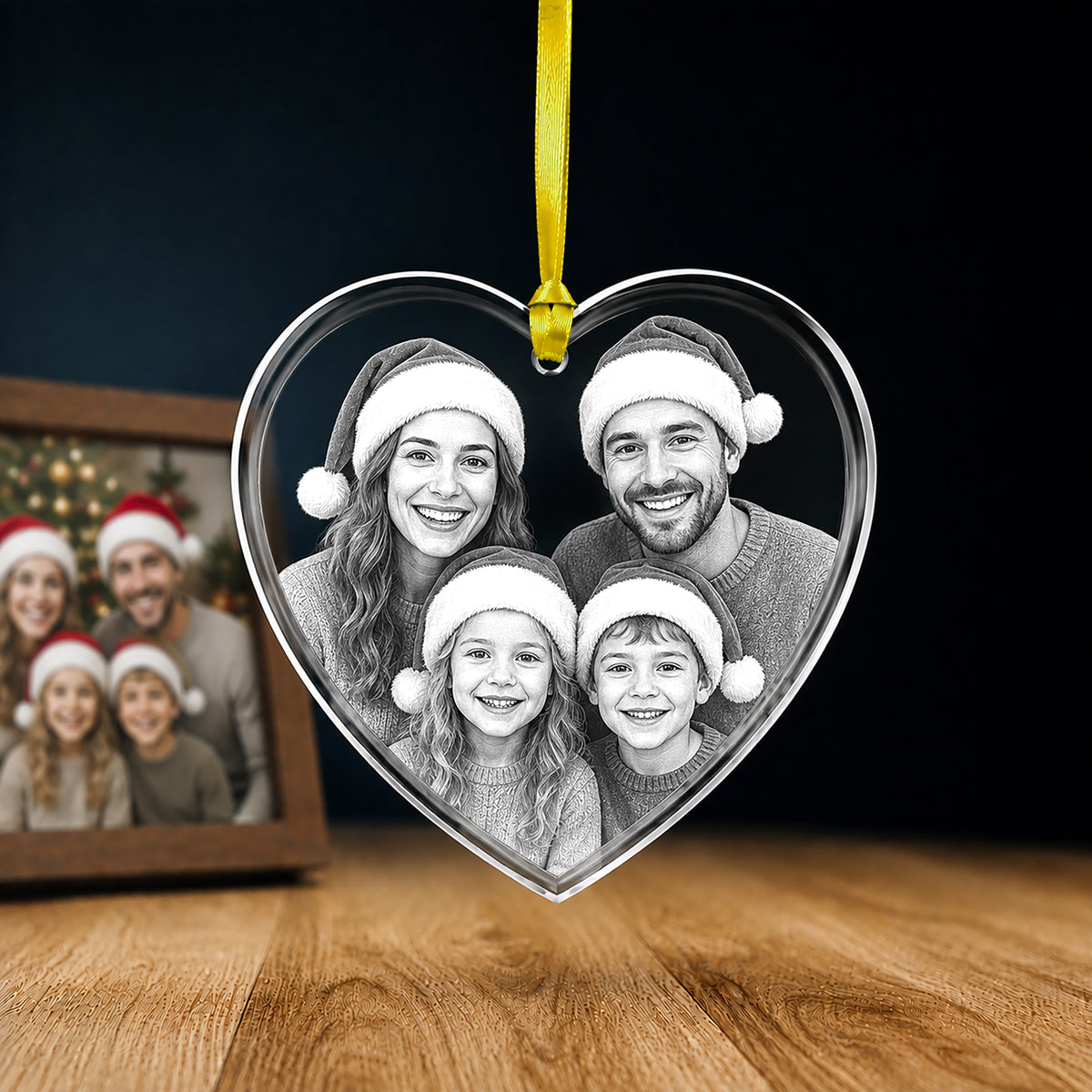 Crystal Ornament Heart
