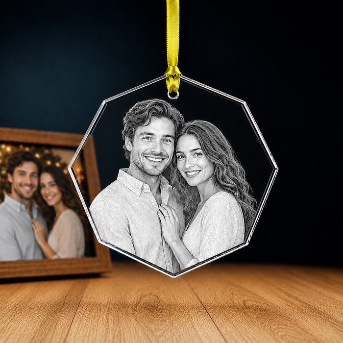 Crystal Ornament Octagon