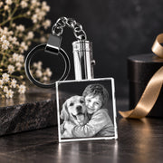 Crystal Keychain Square