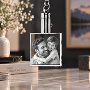 Crystal Keychain Square