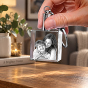 Crystal Keychain Square