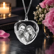 Crystal Necklace Heart