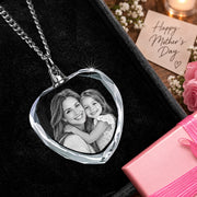 Crystal Necklace Heart