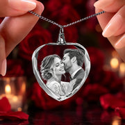 Crystal Necklace Heart