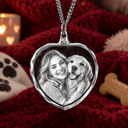 Crystal Necklace Heart
