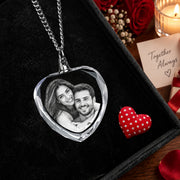 Crystal Necklace Heart