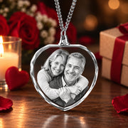 Crystal Necklace Heart
