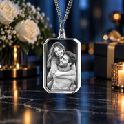 Crystal Necklace Rectangle